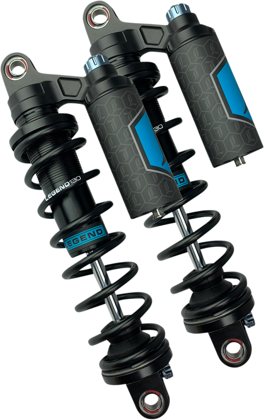 Legend Suspension Revo ARC Piggyback Shocks for FXR 1984-2000, 13-Inch Heavy Duty Black Part 1310-1899