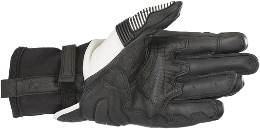 Alpinestars GPX V2 Gloves Black/White 2XL – Motorcycle Sport Summer Gloves with Enhanced Impact Protection