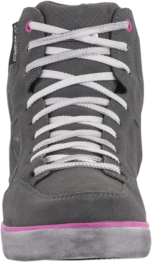 Alpinestars J-6 Waterproof Women's Shoes – Gray and Pink, US 5