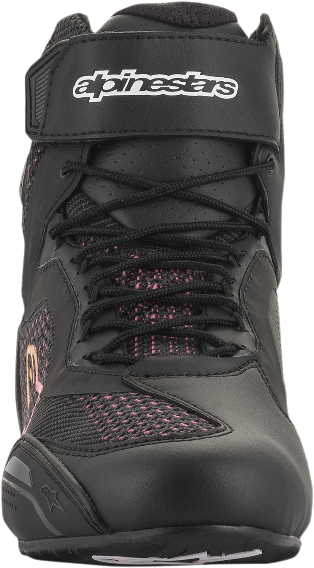 Alpinestars Stella Faster-3 Rideknit Shoes Black/Yellow/Pink US 10 / EU 42.5 by Alpinestars Part Number 2510520143910