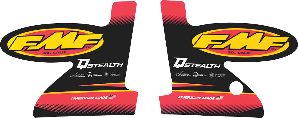 FMF 012692 2 Stroke Q Stealth Decal for Motorcycle Customization