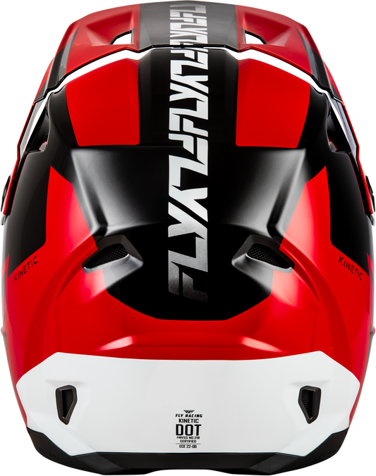 FLY Racing Kinetic Crest Helmet Red/Black/White - Model 73-86752X