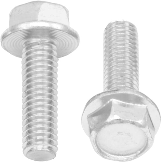 BOLT 10mm Hex Head Flange Bolts 6x1.0x20mm, Pack of 10