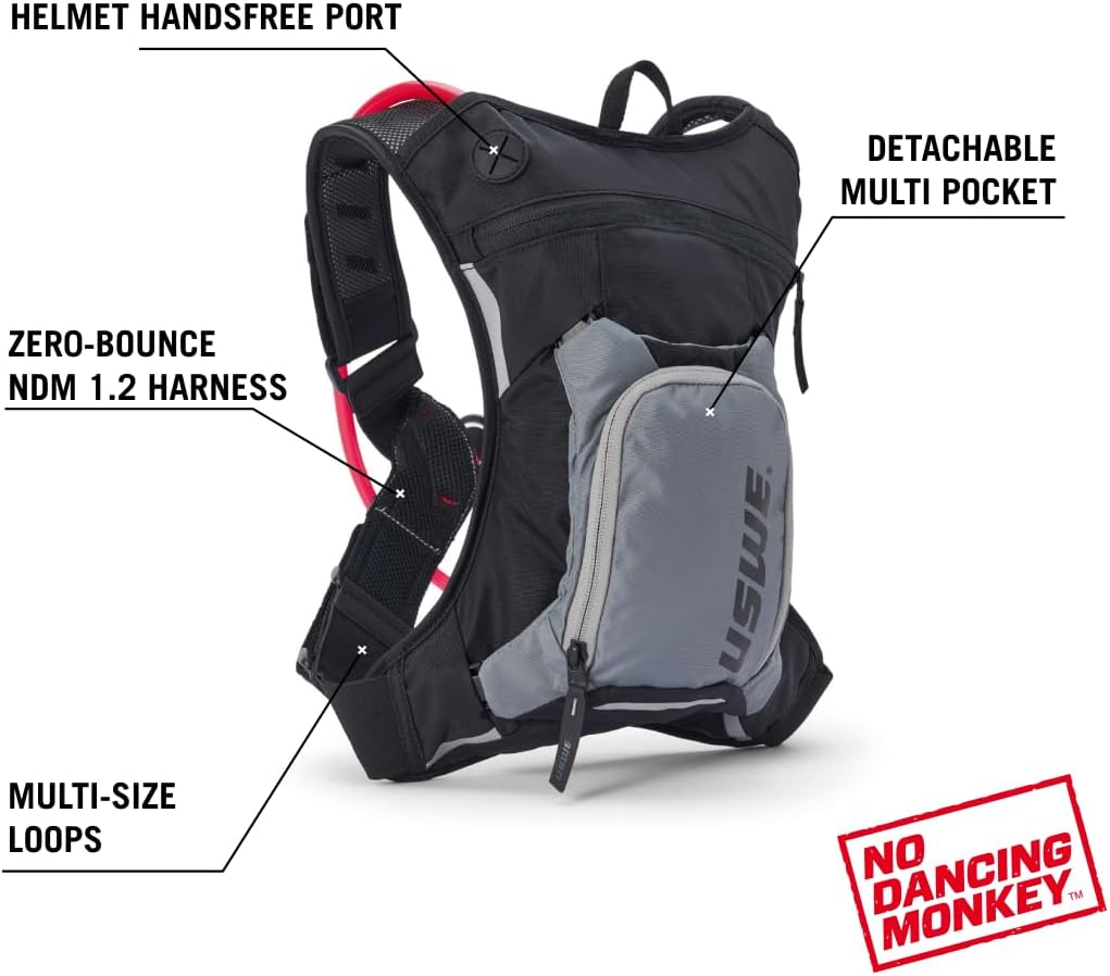 USWE Outlander Raw 3 Hydration Pack Back Pack PNP Tube 2033439