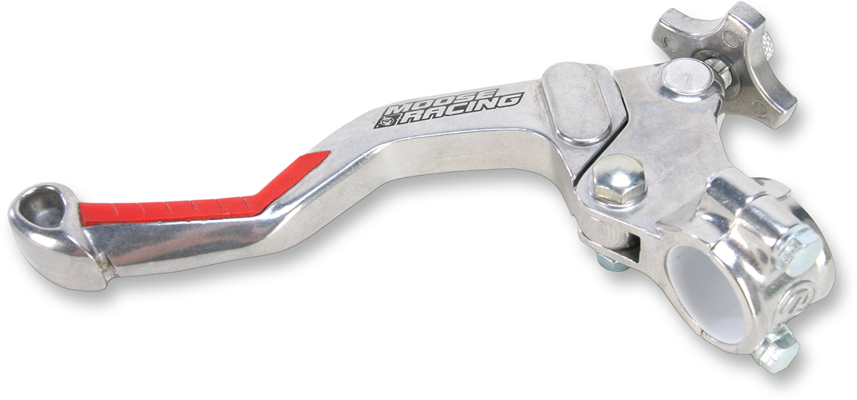 MOOSE OFFROAD EZ3 Shorty Clutch Lever Assembly - Red (Part Number OO221-005)