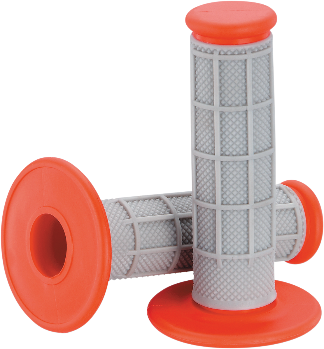 Moose Offroad Qualifier Grips - Half Waffle Red (Part Number: 1MG0715-ERM)