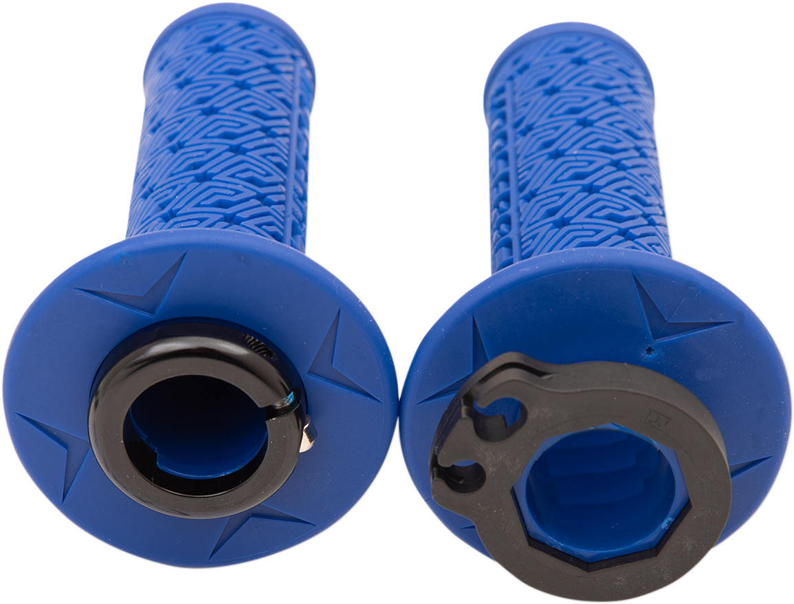 Moose Offroad 36 Series Lock-On Grips B36MRU-B - Blue and Black