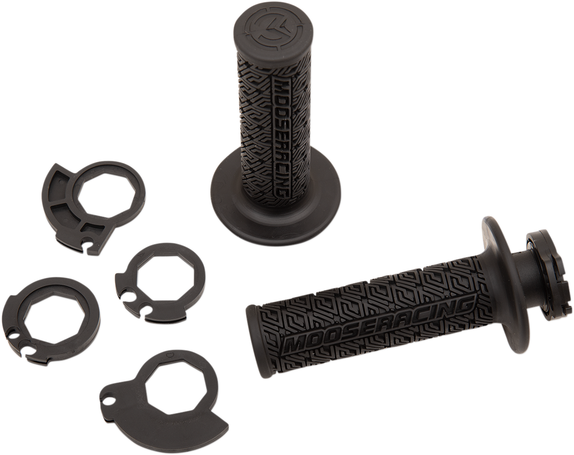 Moose Offroad 36 Series Lock-On Grips Black and Gold B36MRB-D for 2 & 4-Stroke Motorcycles