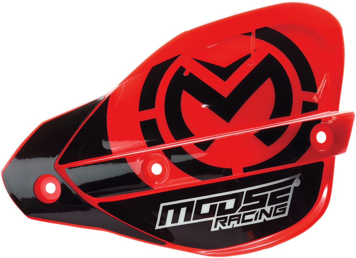 Moose Offroad Enduro Handshields Replacement for Probend, Moose Aluminum, and Moose Contour Handguards - Red (Part No. 0635-1469)