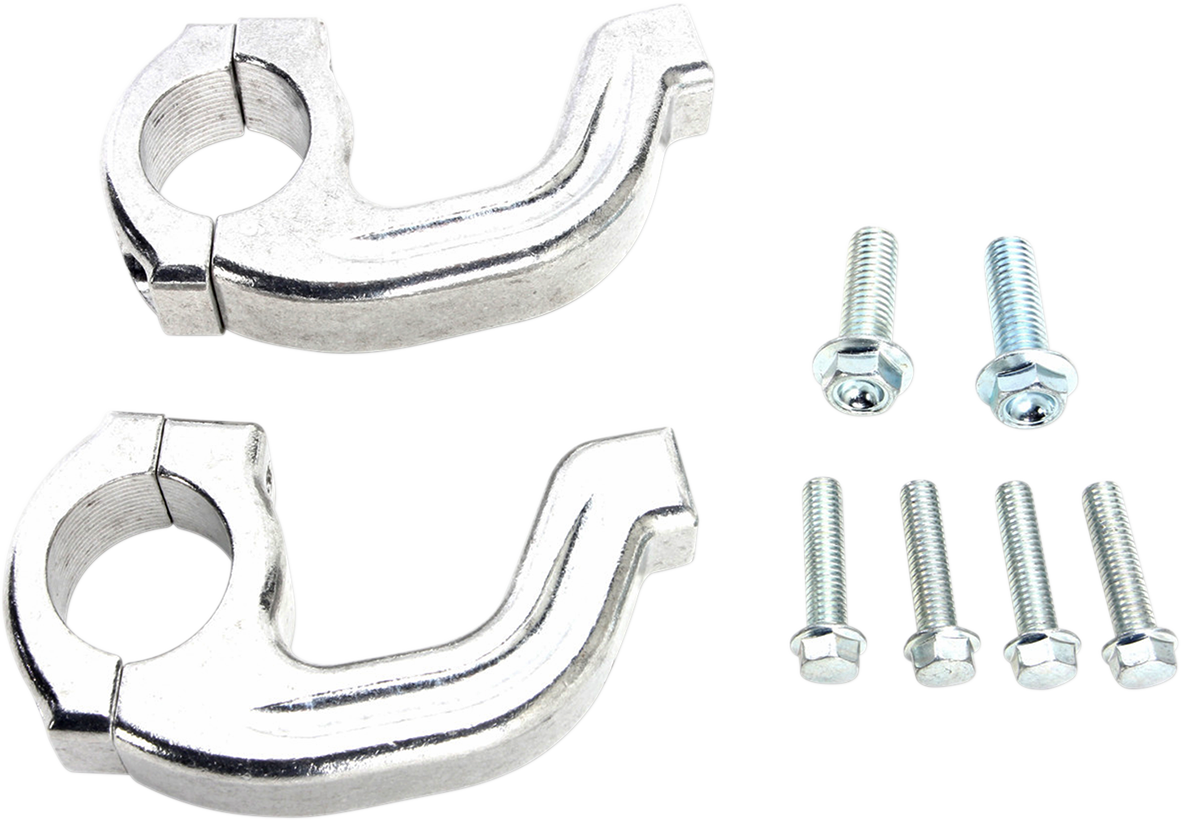Moose Offroad 50-236S Replacement Contour Handguard Inner Mount Clamp for Magura - Silver