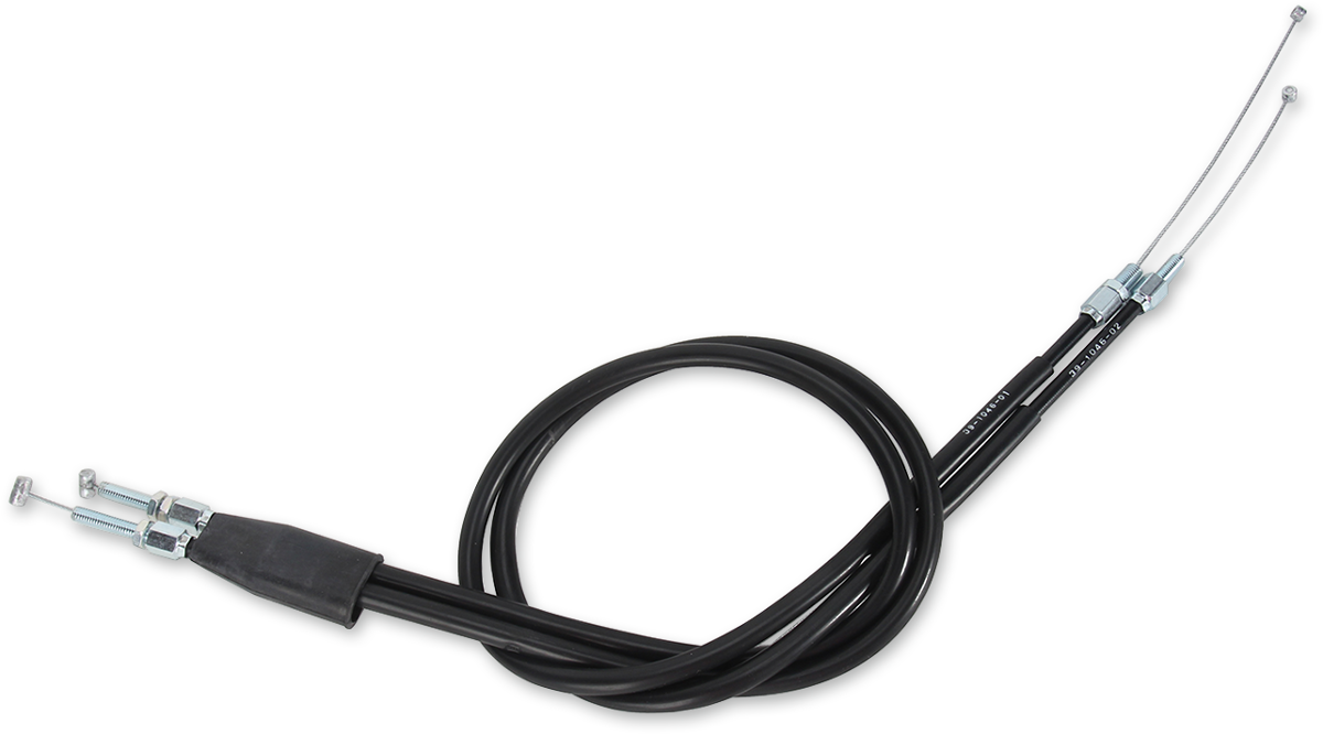MOOSE OFFROAD Black Vinyl Throttle Cable for Honda 45-1012 - Stock Length