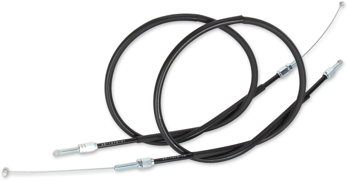 MOOSE Offroad Black Vinyl Throttle Cable for Honda 45-1025 - 30-3/4"