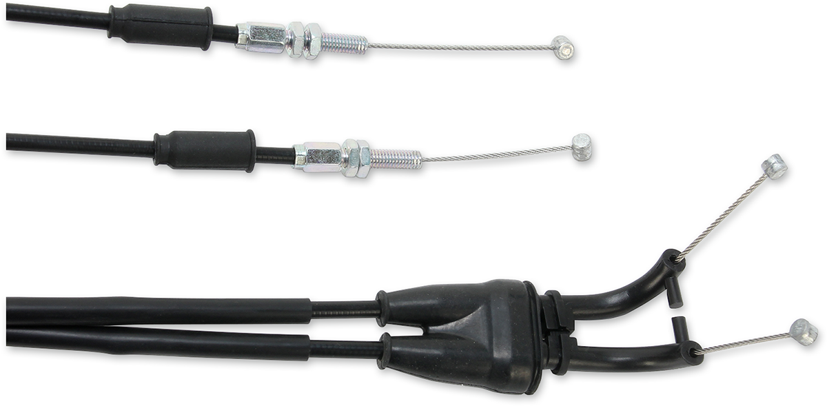 MOOSE OFFROAD Black Vinyl Throttle Cable 33-3/8" for KTM 45-1043