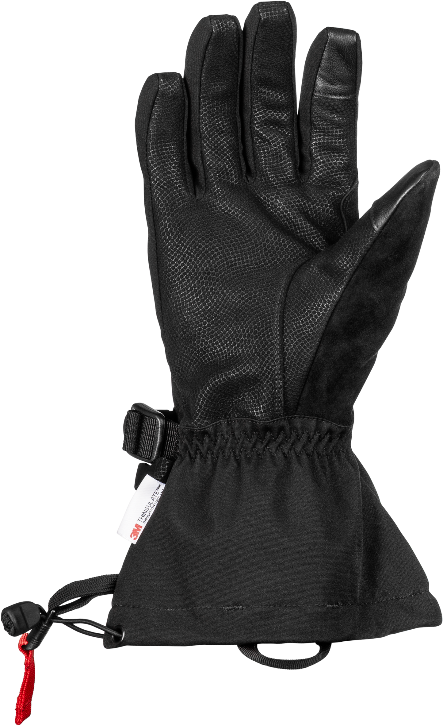 Fly Racing Title Heated Gauntlet Gloves Grey/Black/Red XL