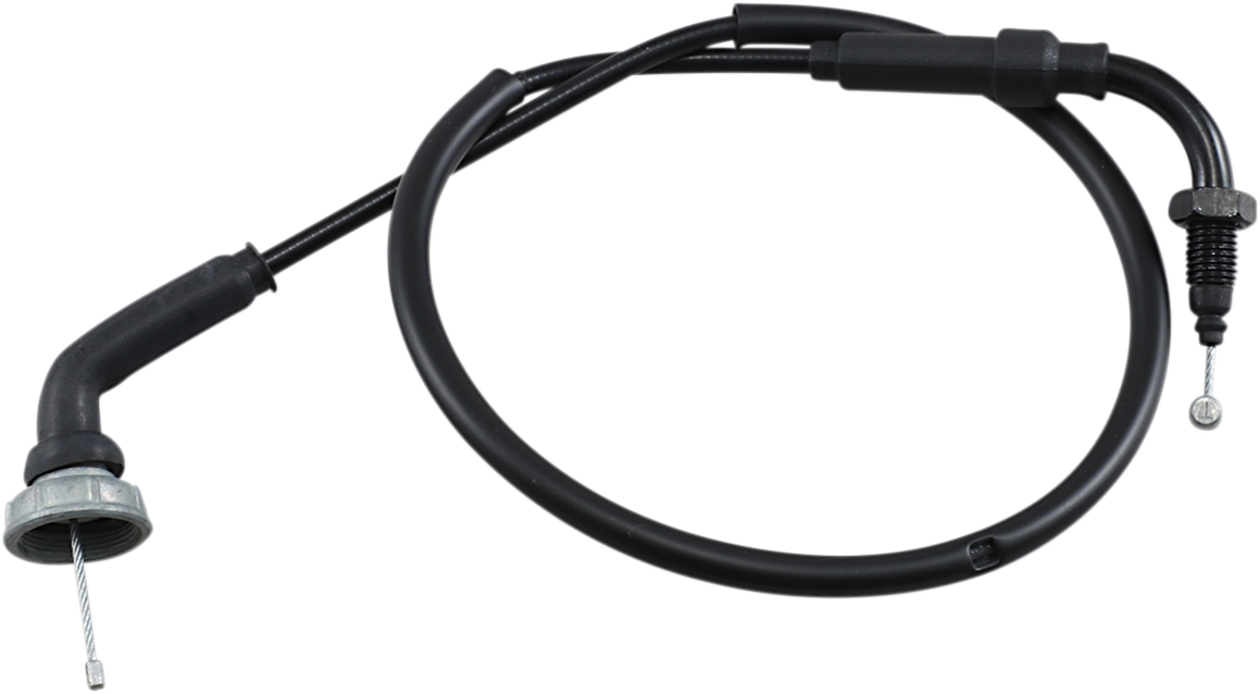 MOOSE OFFROAD Black Vinyl Throttle Cable for Honda 45-1170, 21 Inches