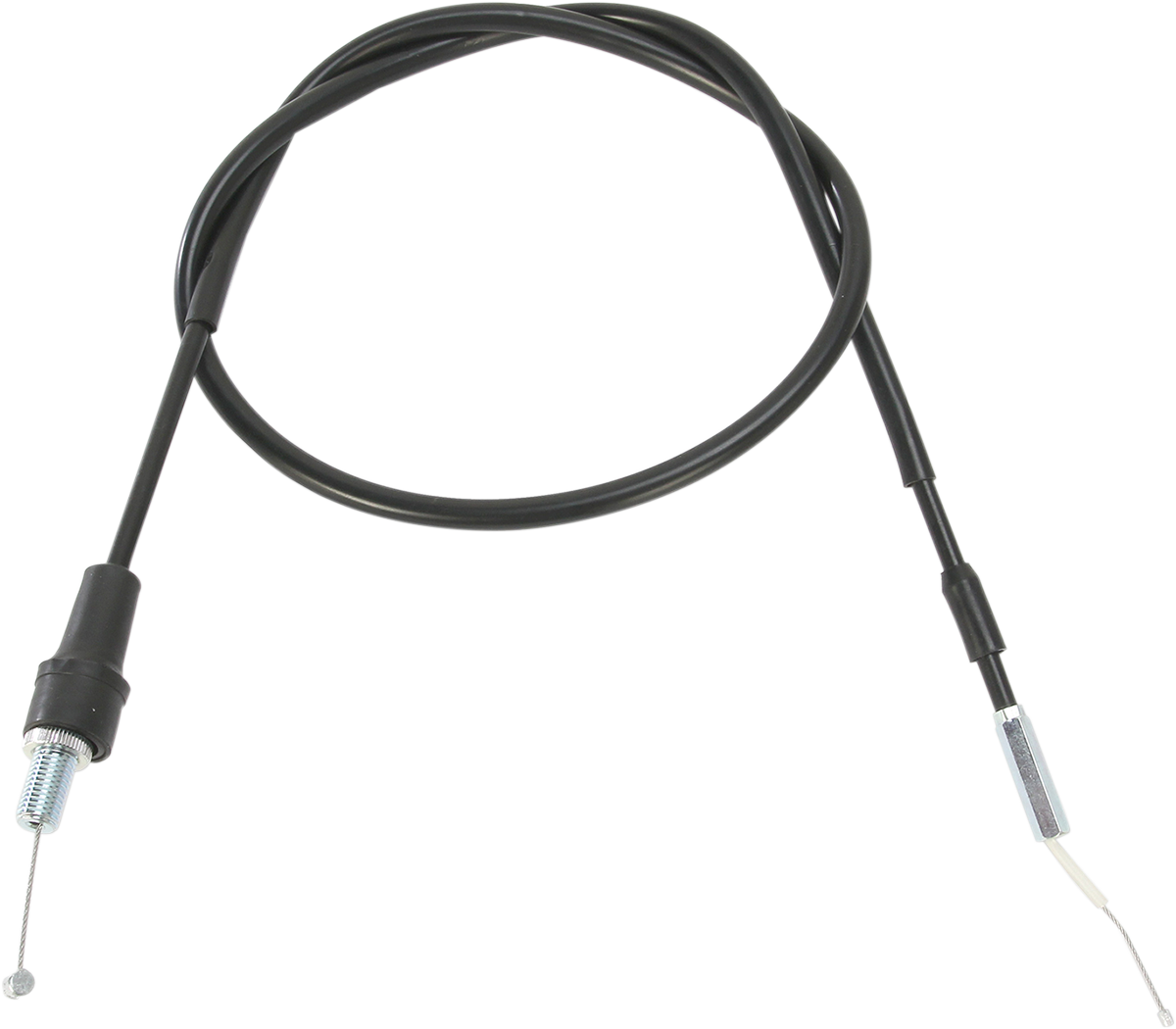 MOOSE Offroad Black Vinyl Throttle Cable for Yamaha 45-1192 | Stock Length, Durable and Flexible Control Cable