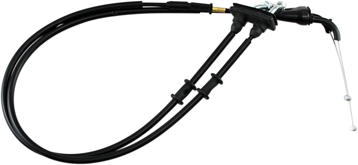 Moose Offroad Black Vinyl Throttle Cable for Yamaha 45-1265, 31 Inches