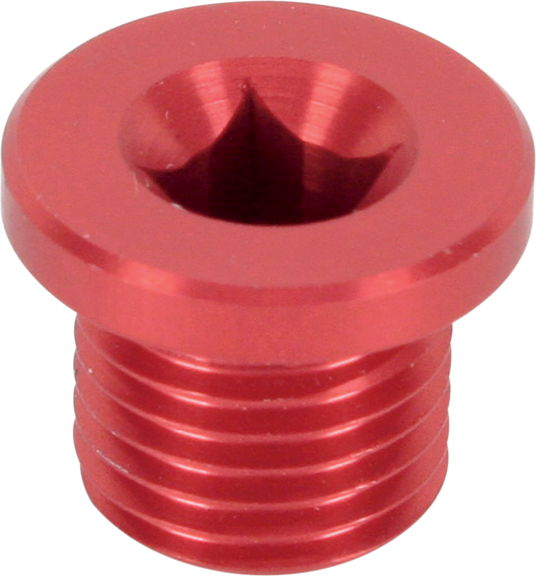 MOOSE OFFROAD Magnetic Drain Plug for Husqvarna DP127 - Red