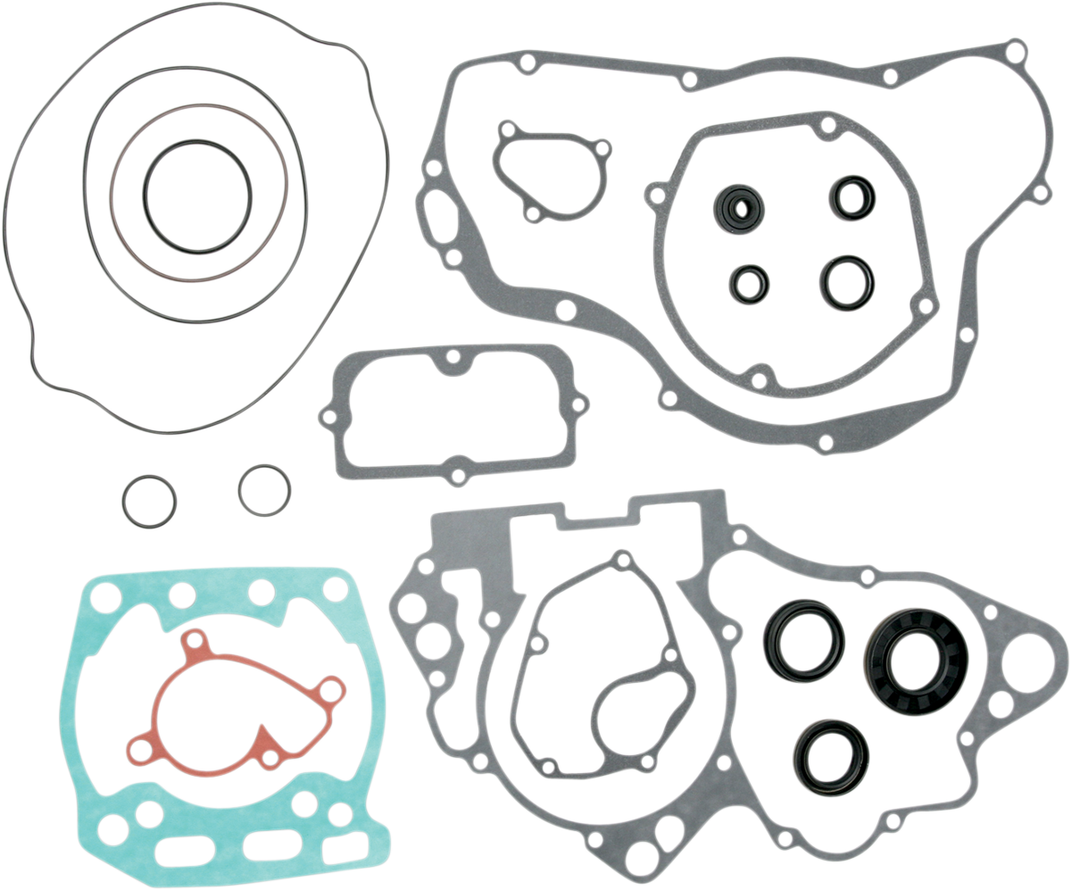Moose Offroad Suzuki 811589MSE Motor Gasket Kit with Oil Seals – Complete Engine and Transmission Rebuild Set