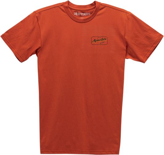 Alpinestars Turnpike Premium Cotton T-Shirt - Coral, XL (Part Number 12117400746XL)
