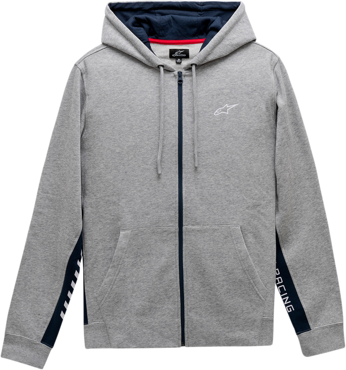 Alpinestars Claim Hoodie Heather Gray Large - 1211524001026L
