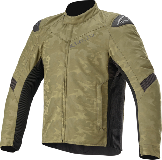 Alpinestars T SP-5 Rideknit® Motorcycle Jacket - Military Green & Camo Black, Size Small