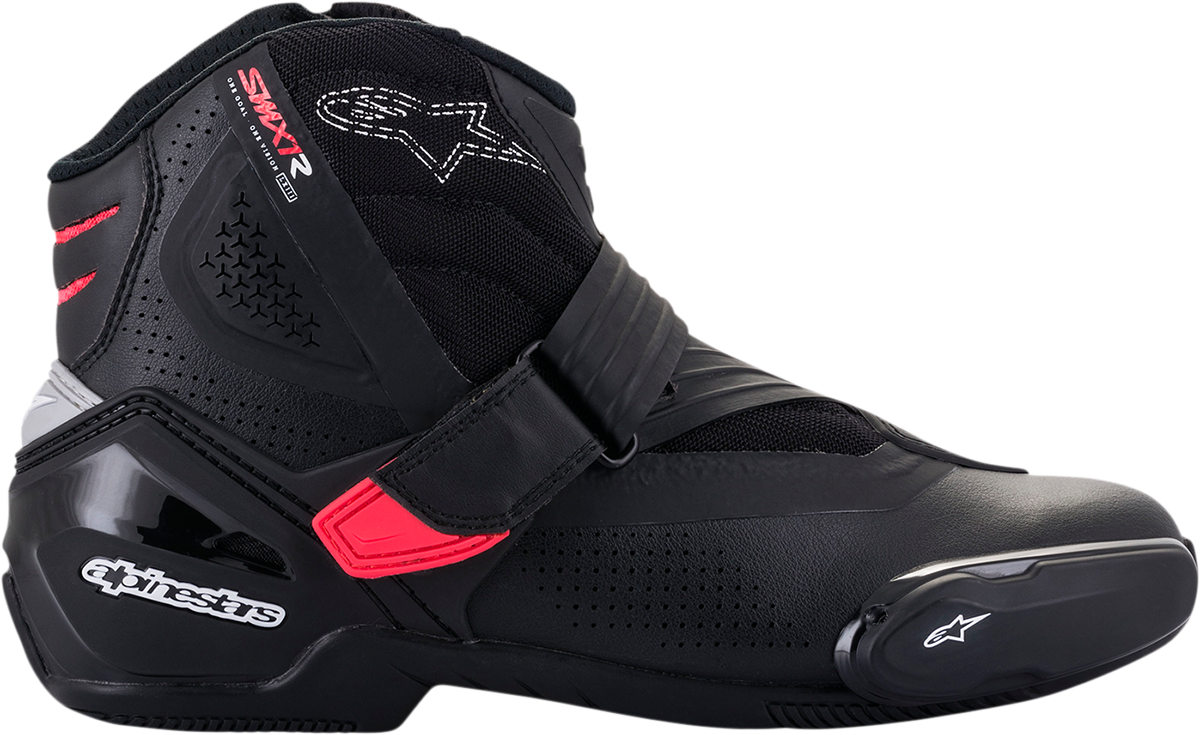 Alpinestars Stella SMX-1 R V2 Vented Boots - Black and Pink, US Size 5 / EU Size 36