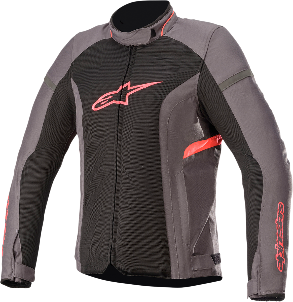 Alpinestars Stella T-Kira v2 Air Jacket - Tar Gray/Black/Diva Pink, Size XL