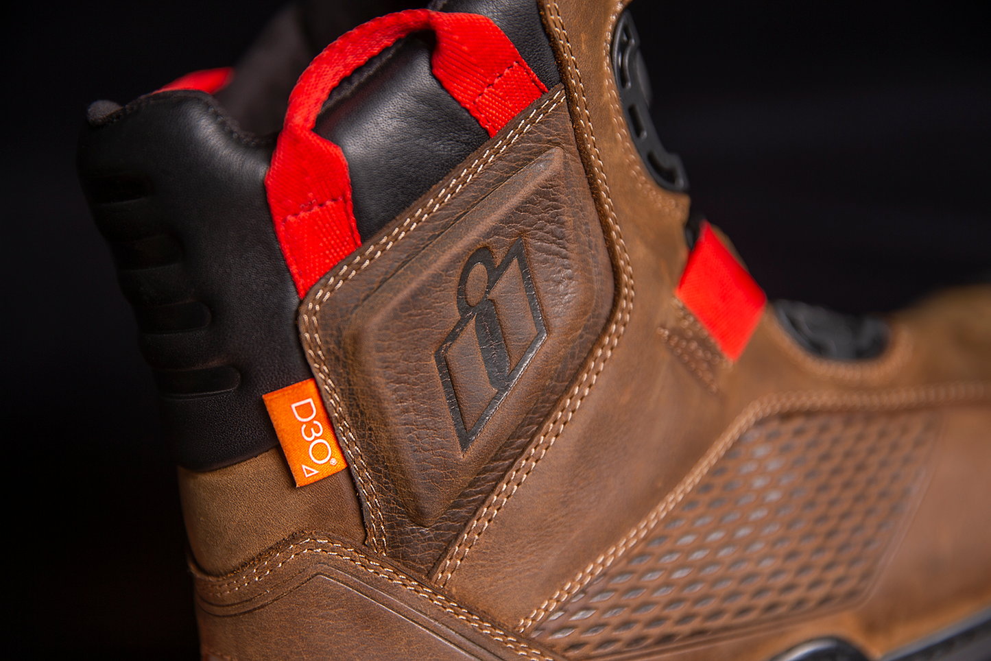 ICON Stormhawk Boots - Brown, Size 7, Part 3403-1161