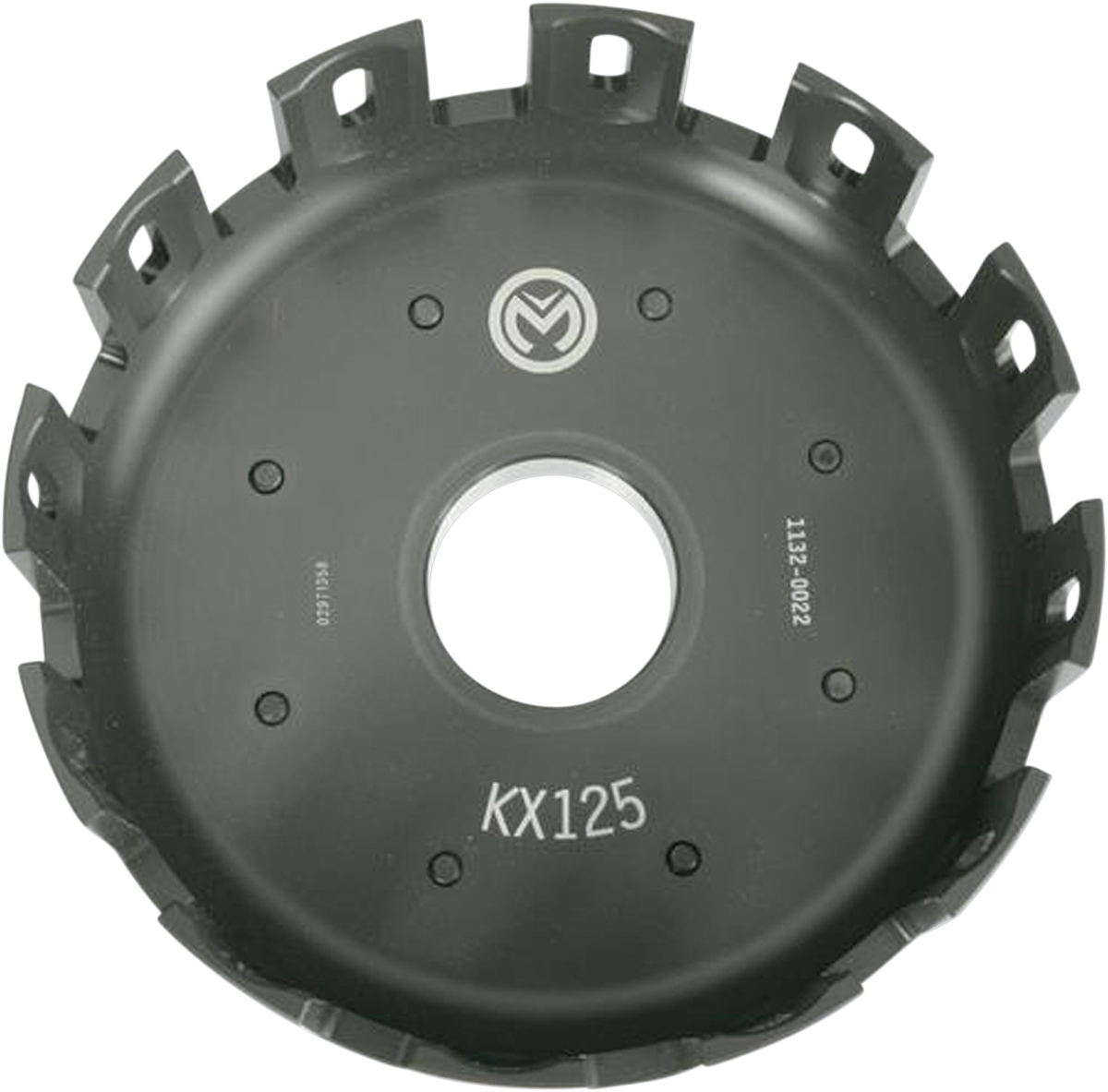Moose Offroad KX125 M029 Clutch Basket with Cushions - Precision Machined Aluminum for Enhanced Performance