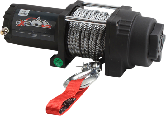 ALL BALLS 4500 LB Wire Winch with 4 Bolt Mounting - Model 431-01025