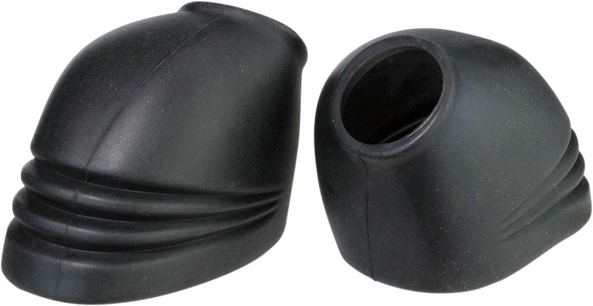 MOOSE OFFROAD Foot Peg Protectors for Dirt Bikes - Black (Part No. 202-8500)