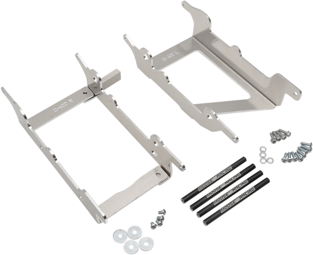 Moose Offroad Radiator Braces for Beta 11-400 - Heavy-Duty Aluminum Protection