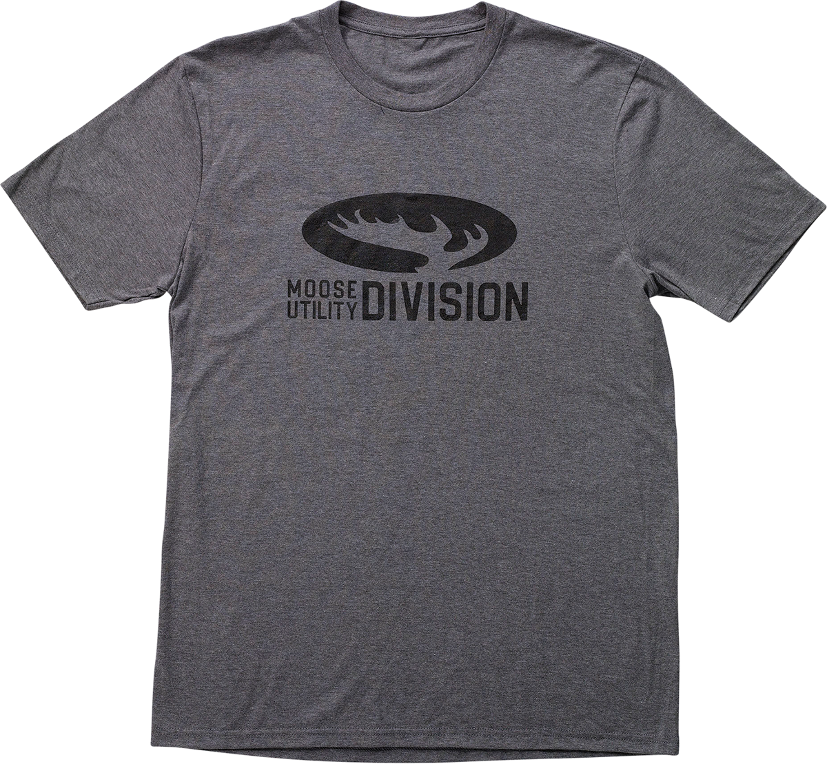 Moose Offroad MUD Antler Graphic T-Shirt - Gray, Medium, 60% Cotton / 40% Polyester