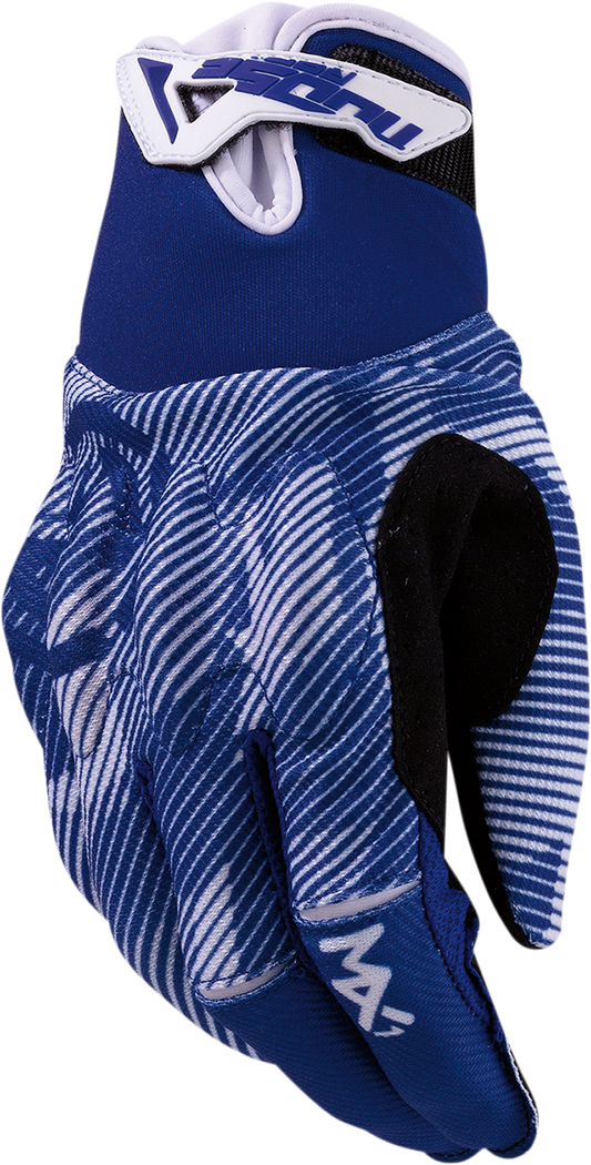 Moose Offroad MX1™ Gloves - Blue/White, Medium - Part No. 3330-7047