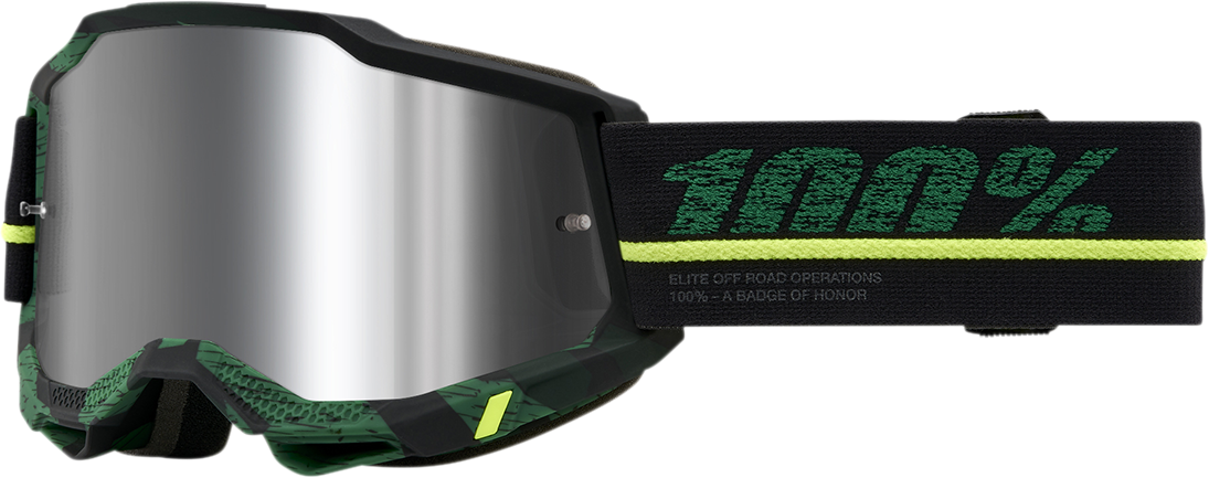 100% Accuri 2 Overlord Goggle w/Silver Mirror Lens 50014-00011