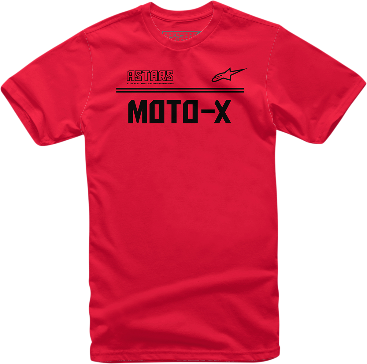 Alpinestars Moto X T-Shirt - Red/Black, 2XL, Part Number 12137202430102X