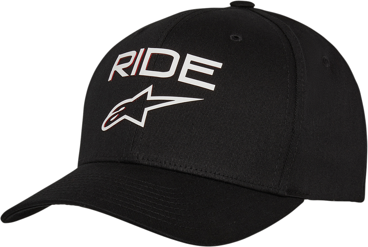Alpinestars Ride Transfer Hat - Black/White Large/XL - Part #1211810101020LX