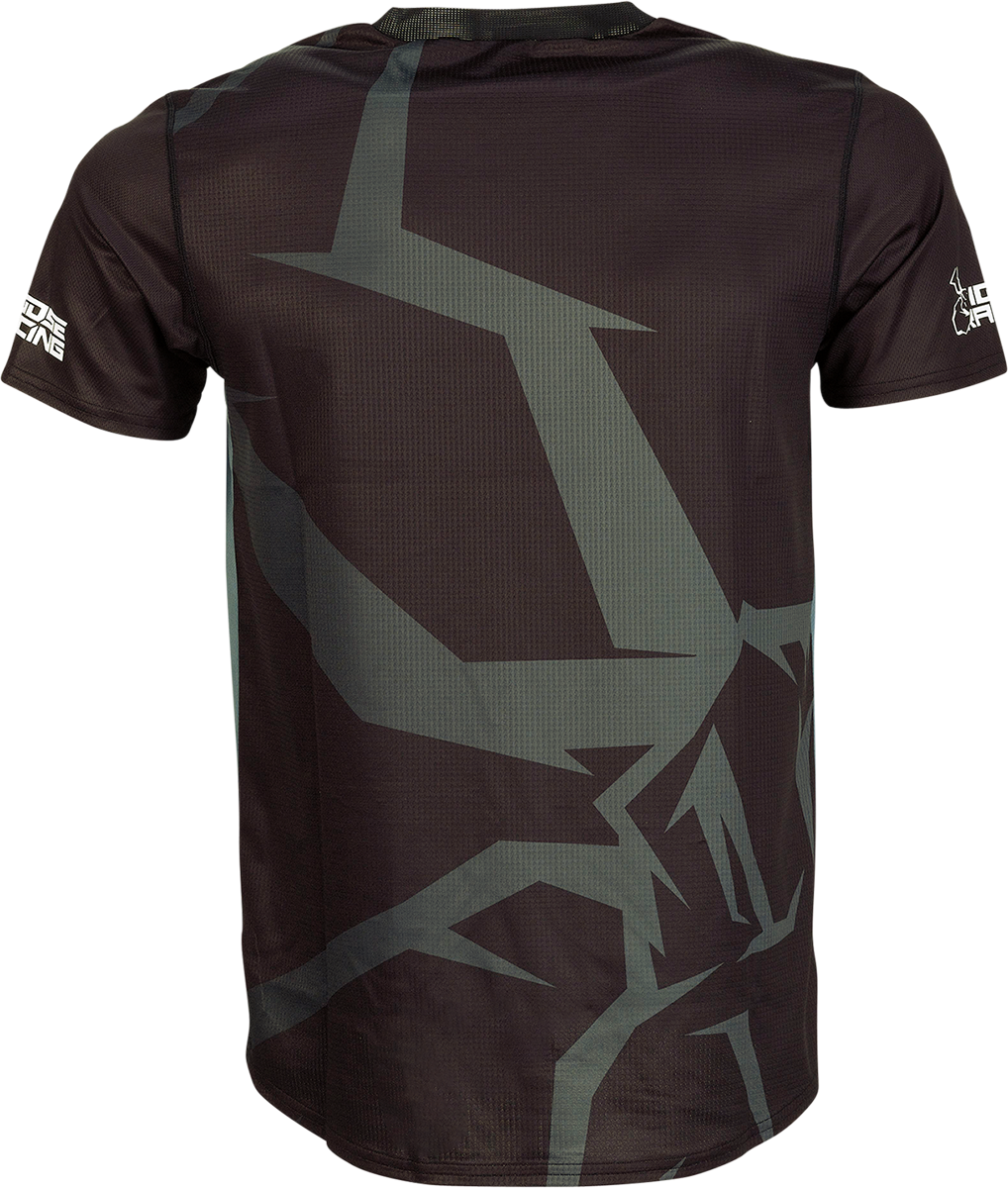 Moose Offroad MTB Short-Sleeve Jersey - Black, Size Large (Part #5020-0194)