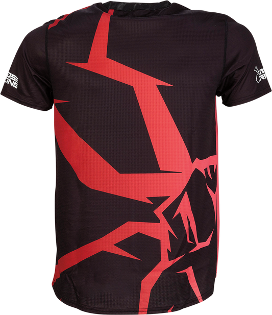 Moose Offroad MTB Short-Sleeve Jersey - Red, Part Number 5020-0199, Medium