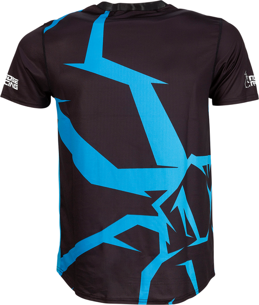 Moose Offroad MTB Short-Sleeve Jersey - Blue, Size Small - Part 5020-0204