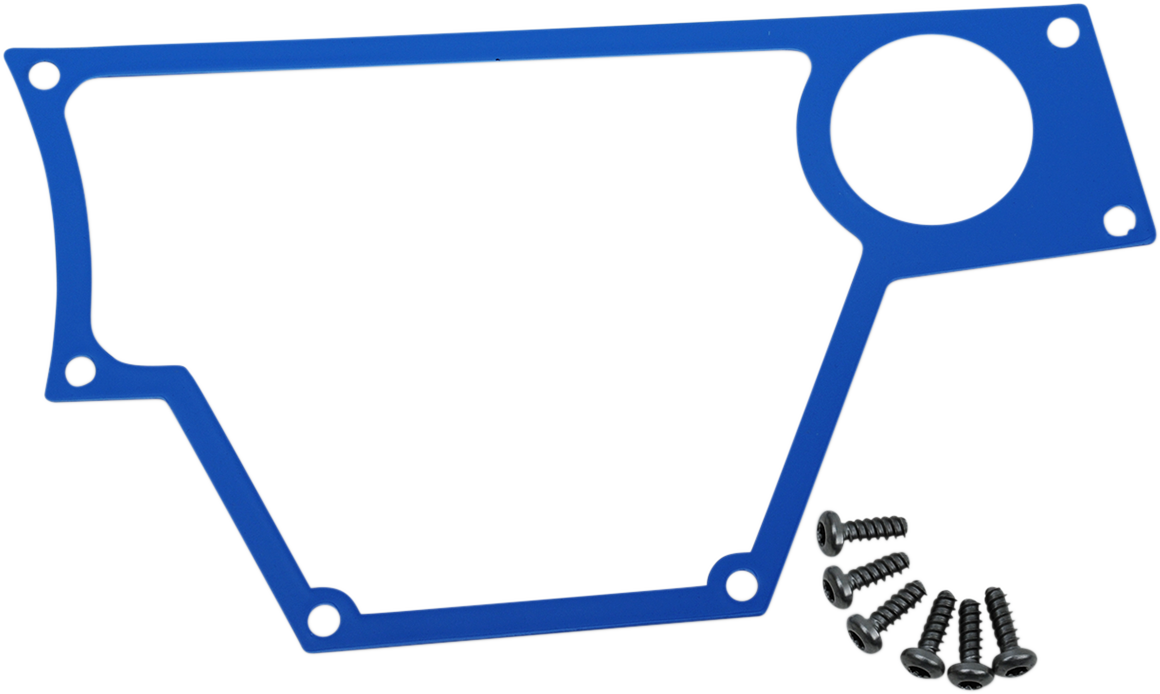 MOOSE OFFROAD Dash Plate - Large - Right - Blue for RZR - Part 100-4372-PU