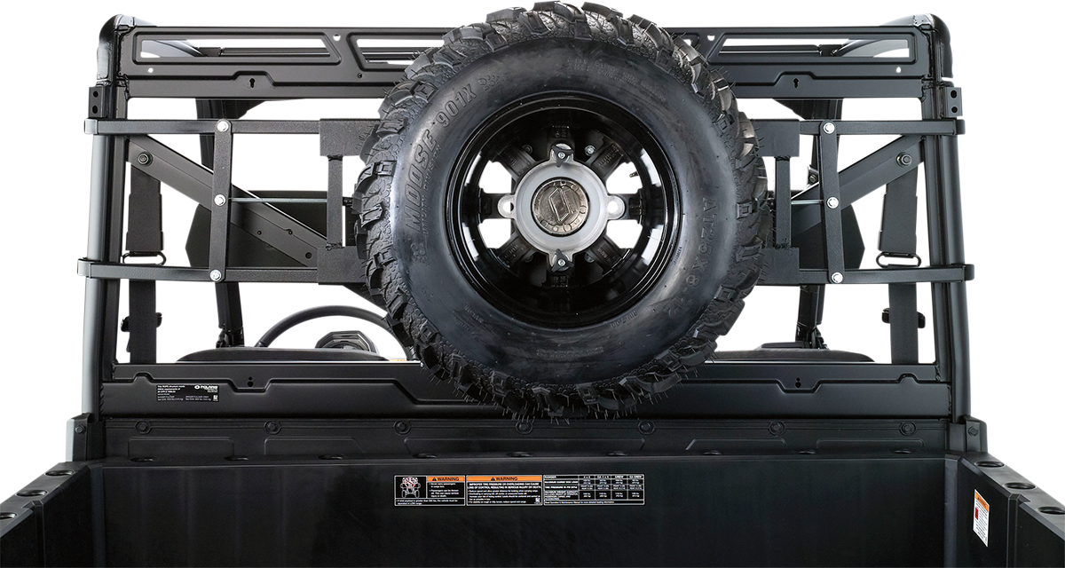 Moose Offroad Spare Tire Carrier for 50-64 inch UTVs (Part Number: UVPR905STC)