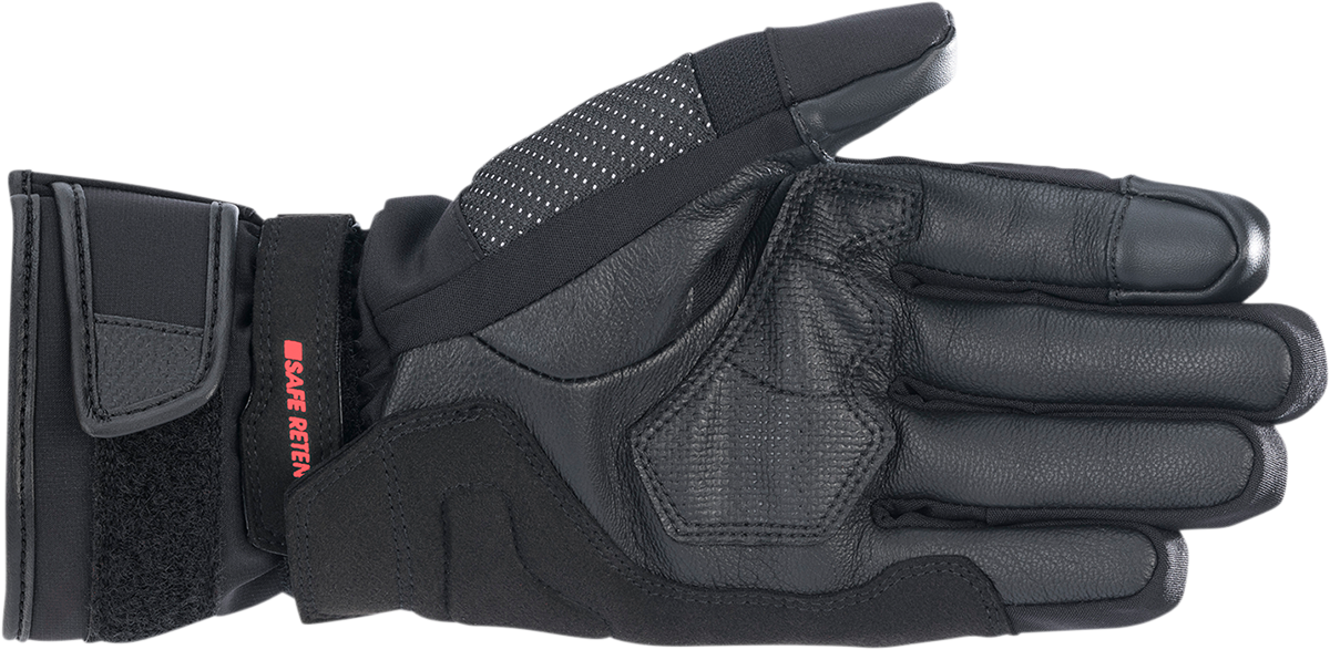 Alpinestars Stella Andes V3 Drystar® Gloves - Black and Coral, XS | Waterproof Motorcycle Gloves with Impact Protection