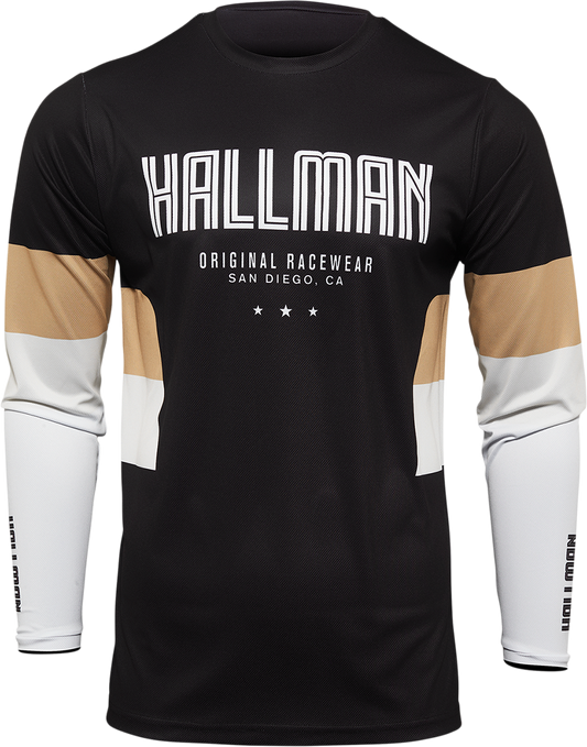 THOR Hallman Differ Draft Jersey 3XL by THOR Part 2910-6610 – Black and Latte