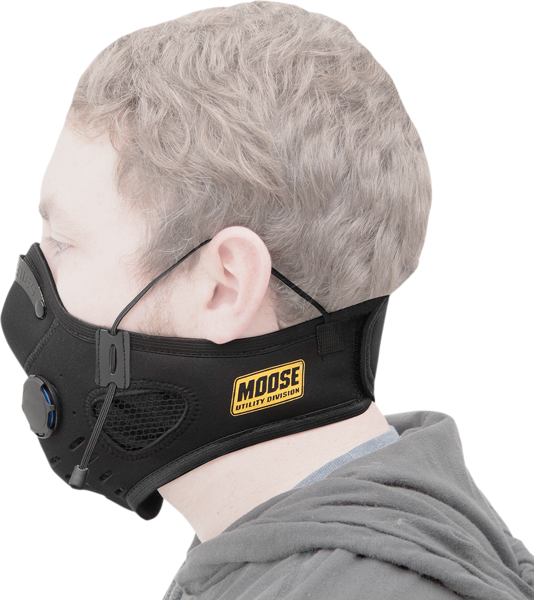 MOOSE Offroad Rider Dust Mask - Black MEDMBLK for Dust Protection and Comfort