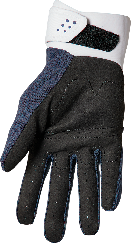 THOR Women's Spectrum Gloves - Midnight/White, Large (Part No. 3331-0213)