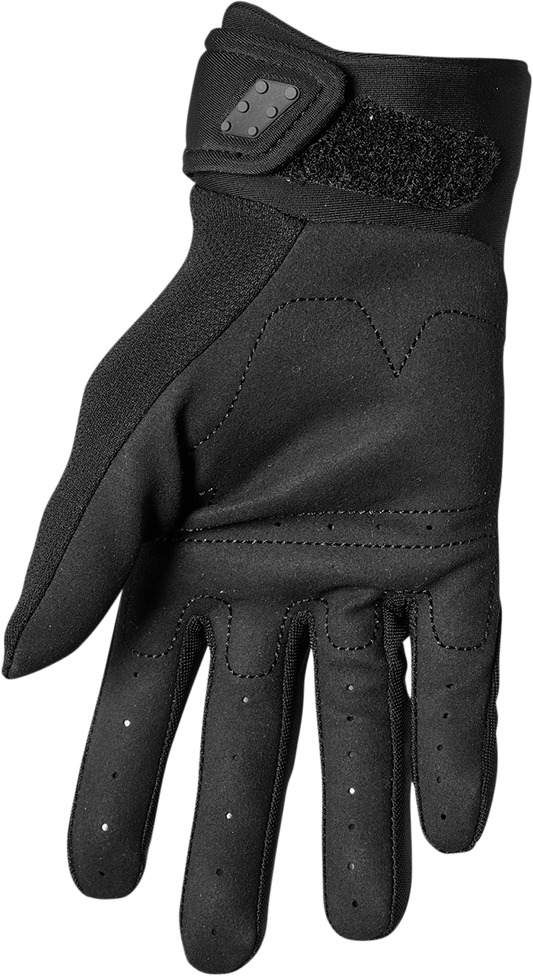 THOR Youth Spectrum Gloves - Black - Small (Part Number 3332-1594)