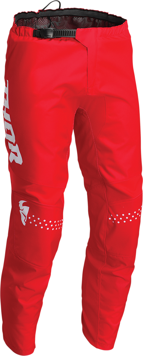 THOR Youth Sector Minimal Pants - Red - US 24, Part Number 2903-2016