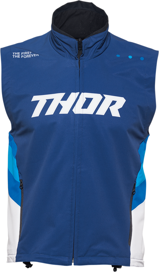 THOR Warmup Vest Navy/White Large 2830-0603